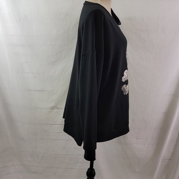 Halloween 2PC Skull & Bones Sweater & Mask - XL - Picture 5 of 11